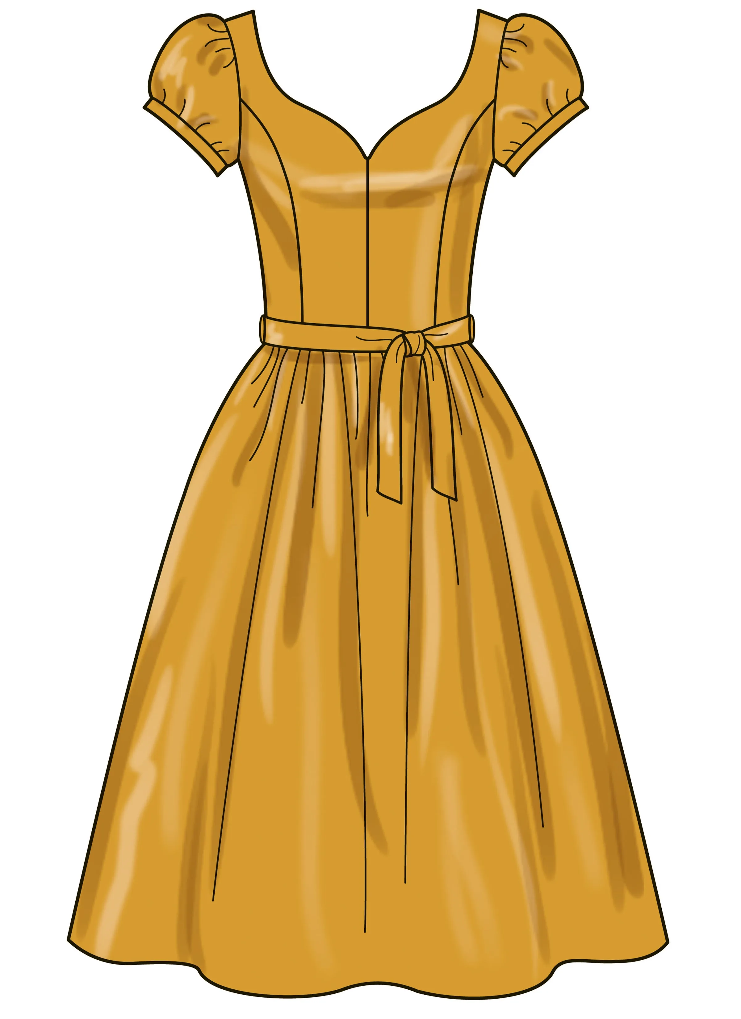 New Look sewing pattern 6786 Misses' Dresses with Belt and Purse