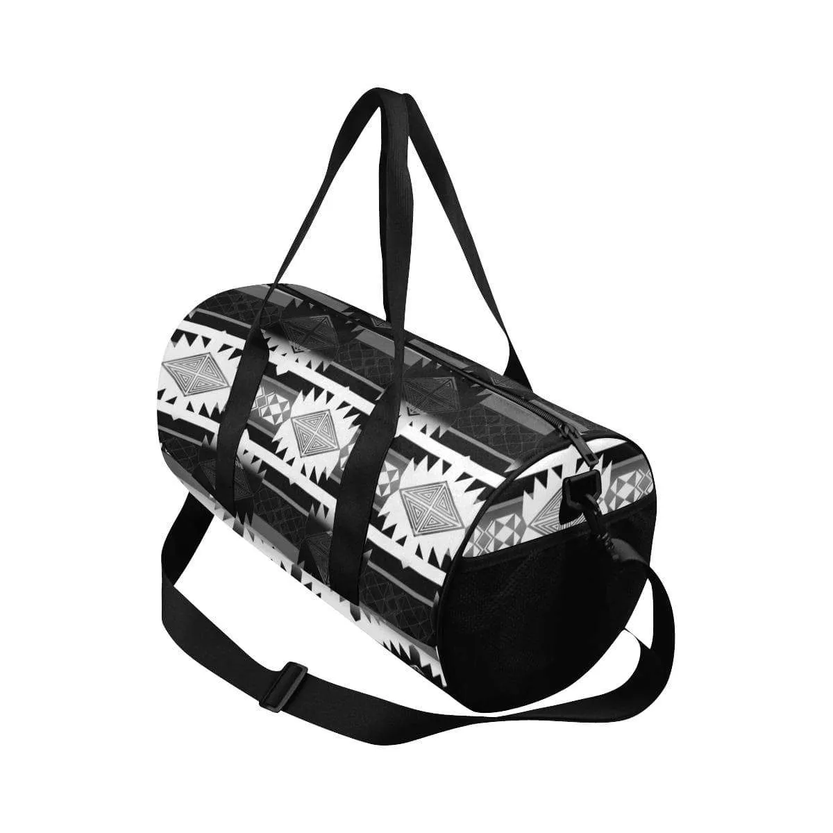 Okotoks Black and White Duffle Bag