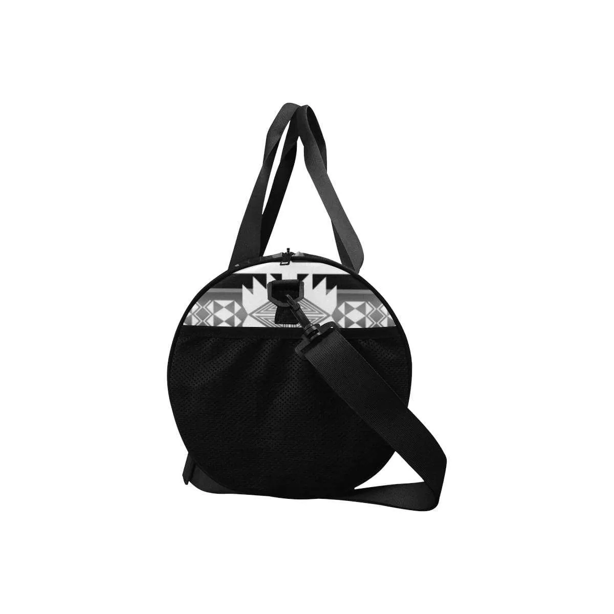 Okotoks Black and White Duffle Bag