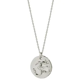 Om Necklace | Sterling