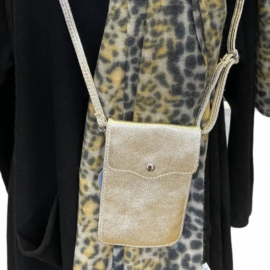 PENNY   Italian leather mobile phone holder / cross body bag
