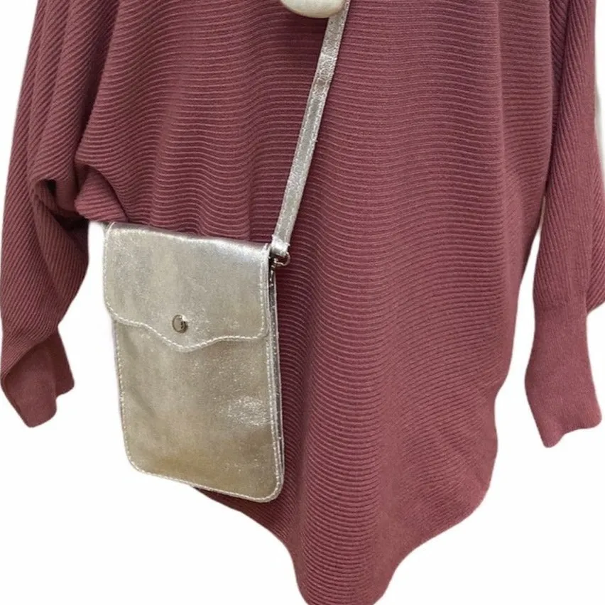 PENNY   Italian leather mobile phone holder / cross body bag