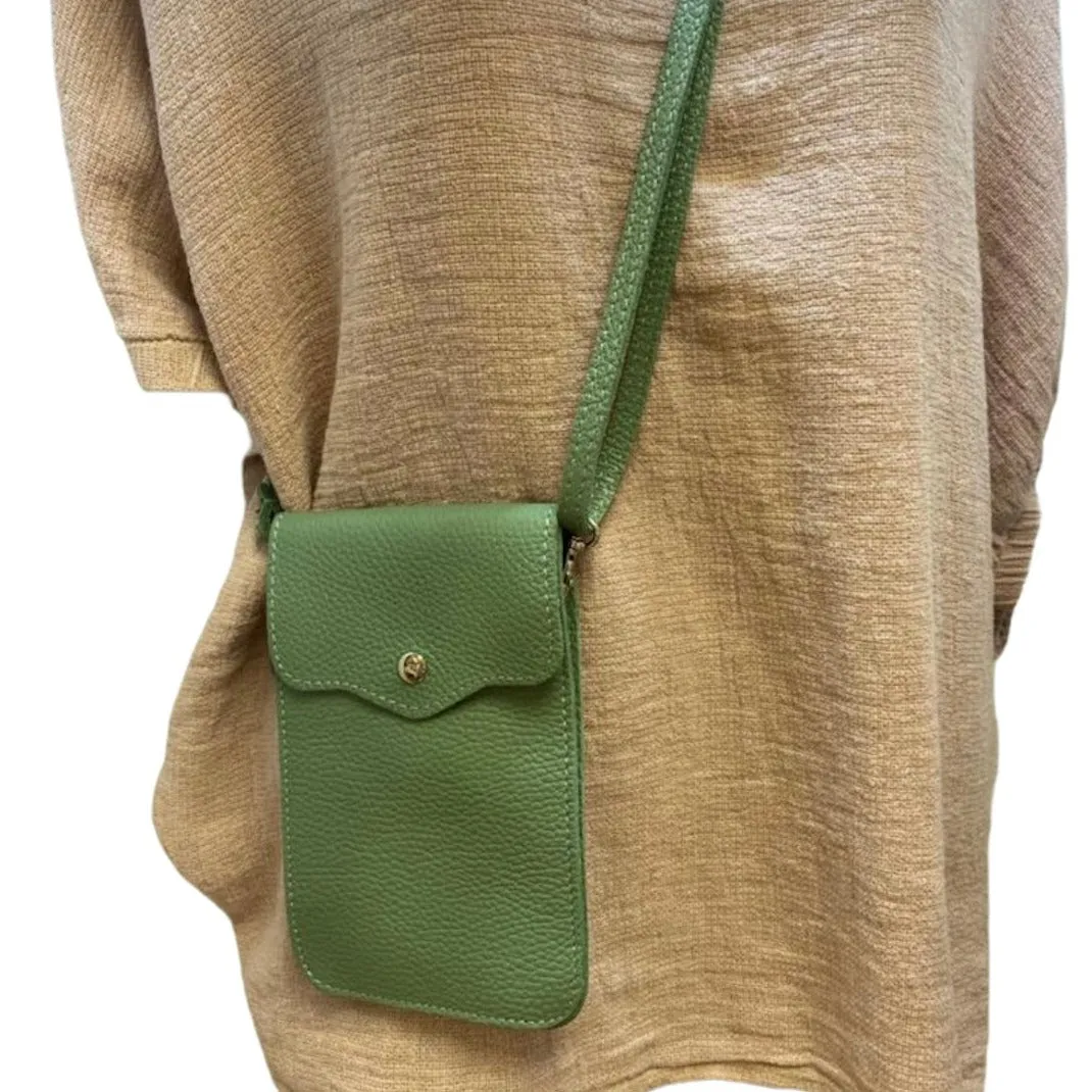 PENNY   Italian leather mobile phone holder / cross body bag