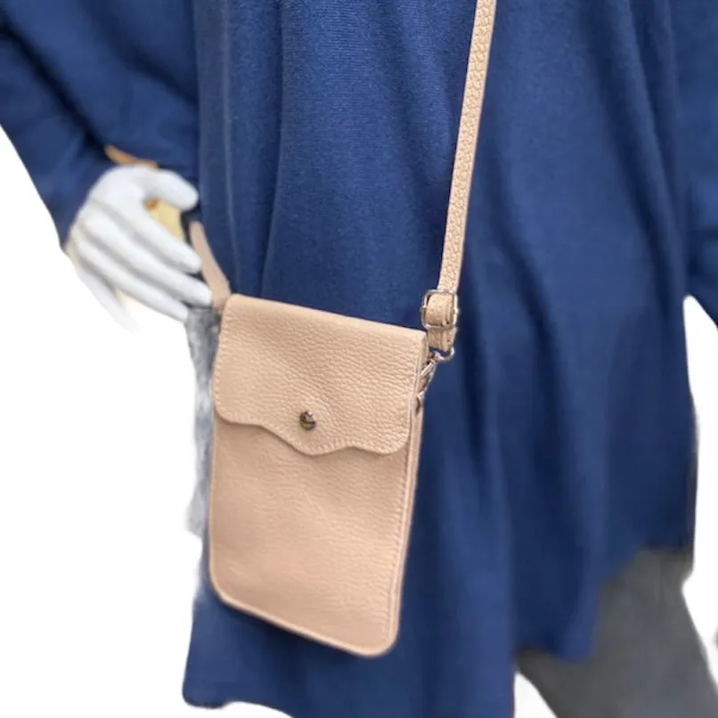 PENNY   Italian leather mobile phone holder / cross body bag