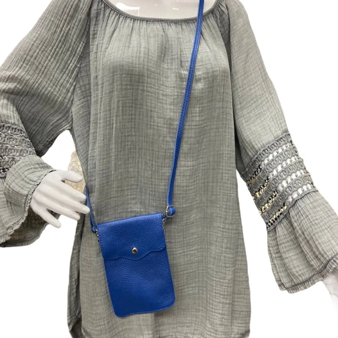 PENNY   Italian leather mobile phone holder / cross body bag