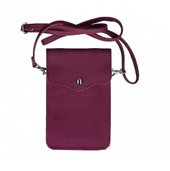 PENNY   Italian leather mobile phone holder / cross body bag