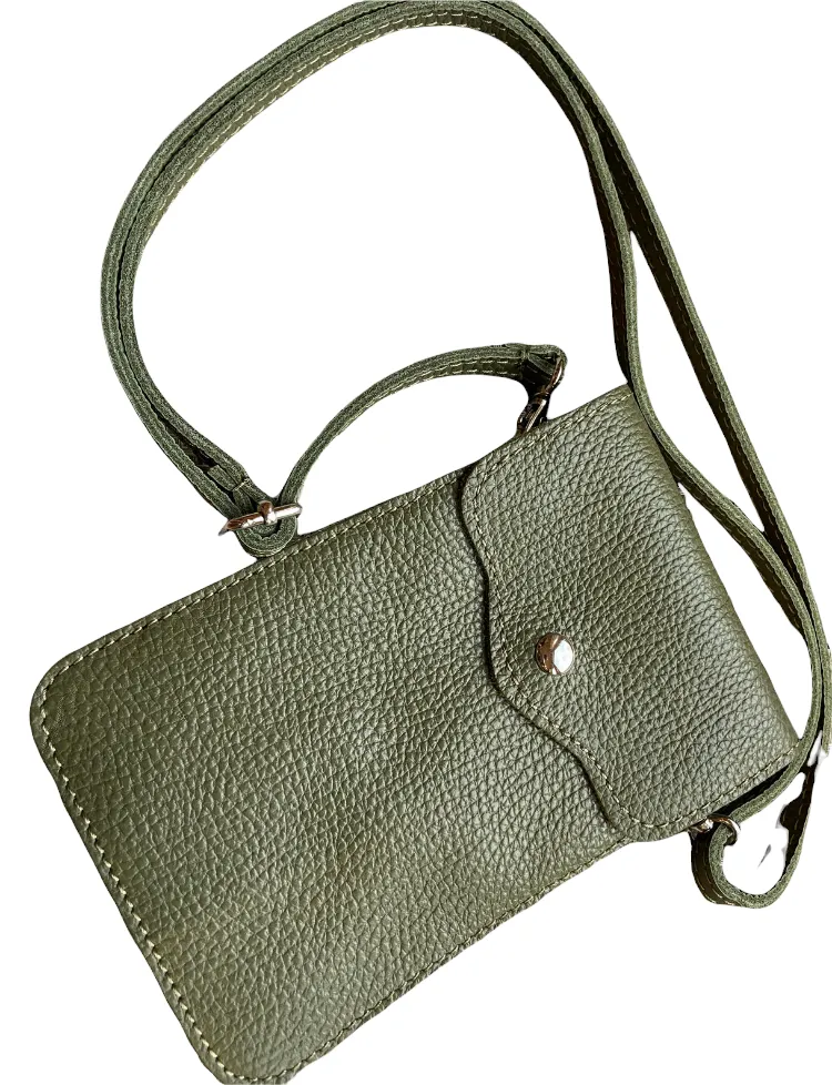 PENNY   Italian leather mobile phone holder / cross body bag
