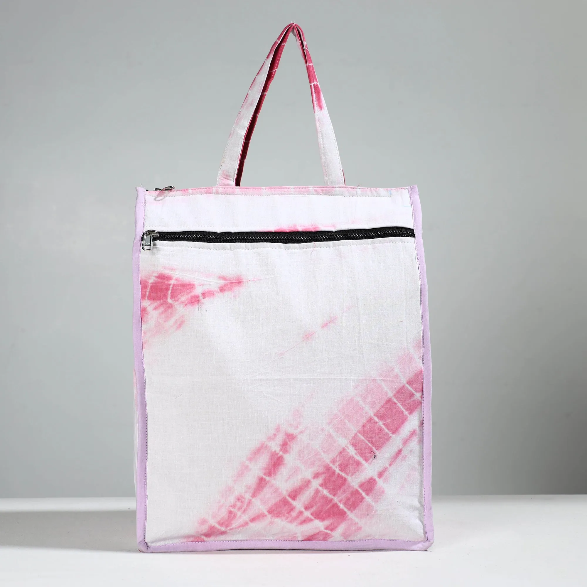 Pink - Handcrafted Cotton Shopping Bag 22
