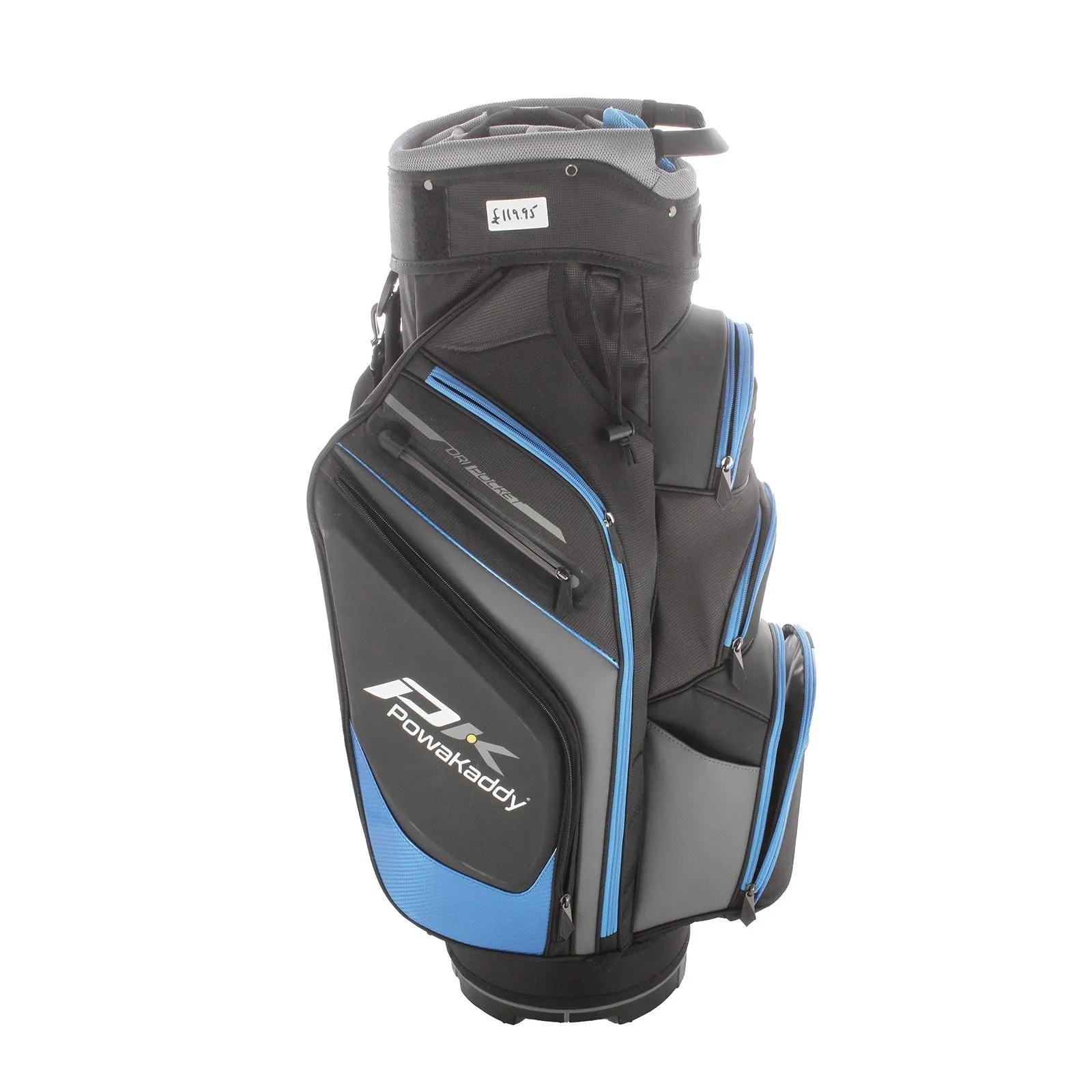 Powakaddy Premium Edition Cart Bag - Black/Blue