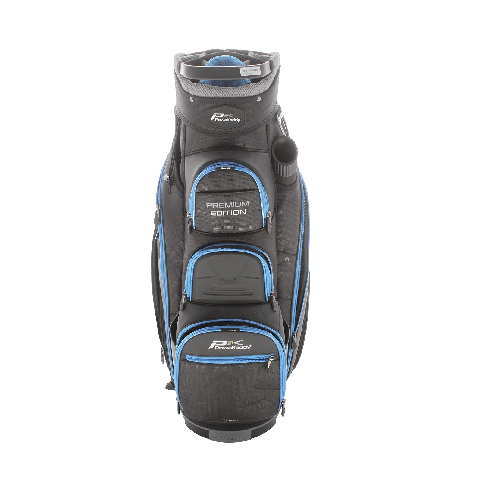 Powakaddy Premium Edition Cart Bag - Black/Blue