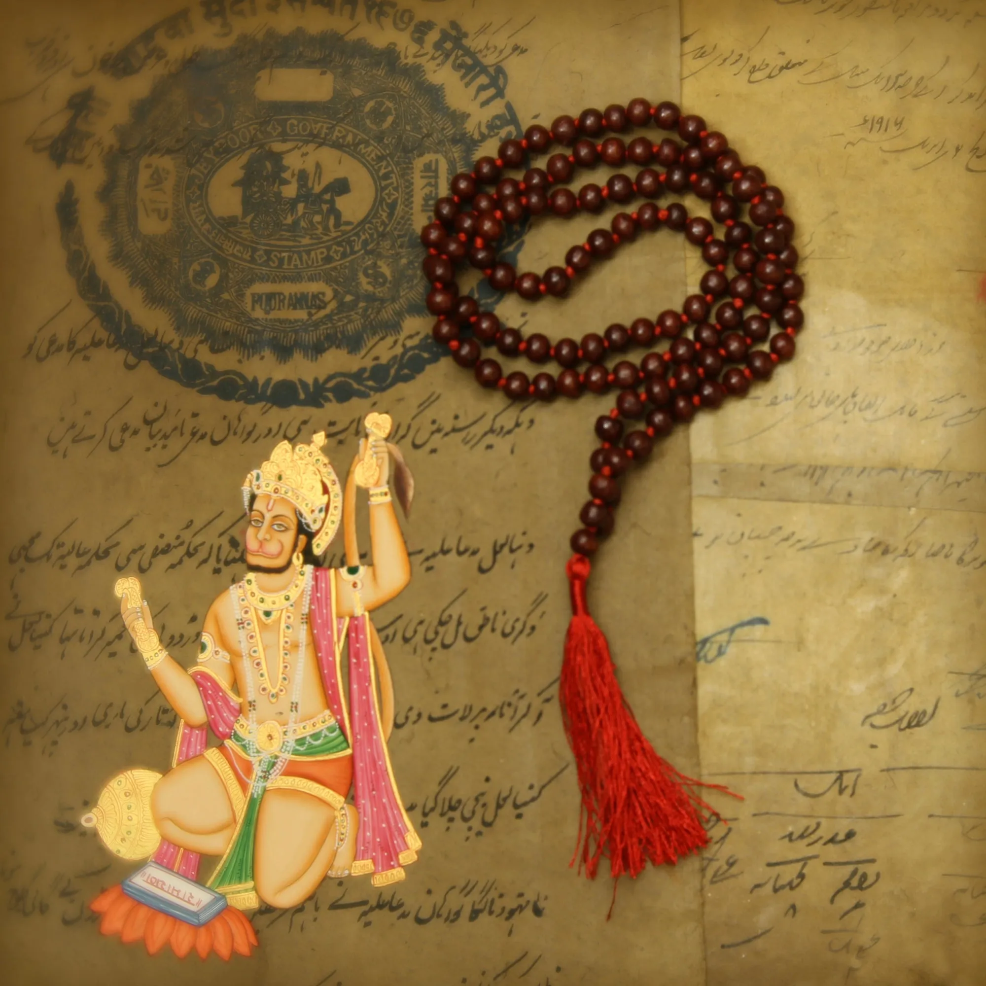 Prayer Mala Beads - Rosewood - 108 Prayer Beads