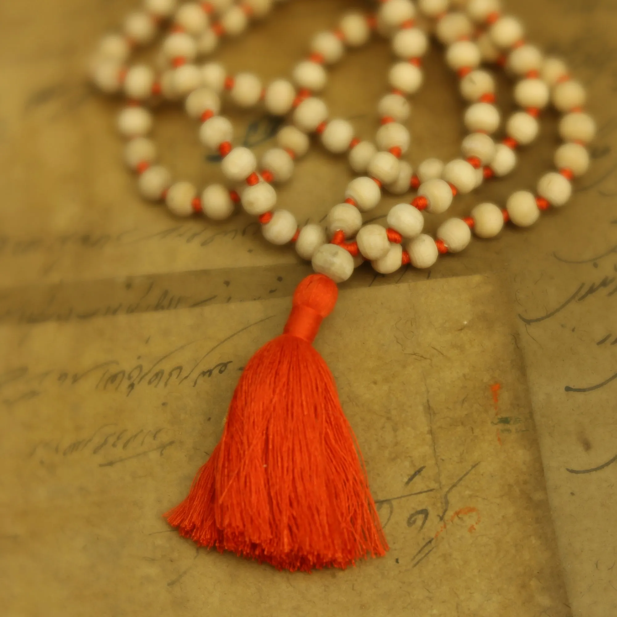 Prayer Mala Beads - Tulasi - 108 Prayer Beads