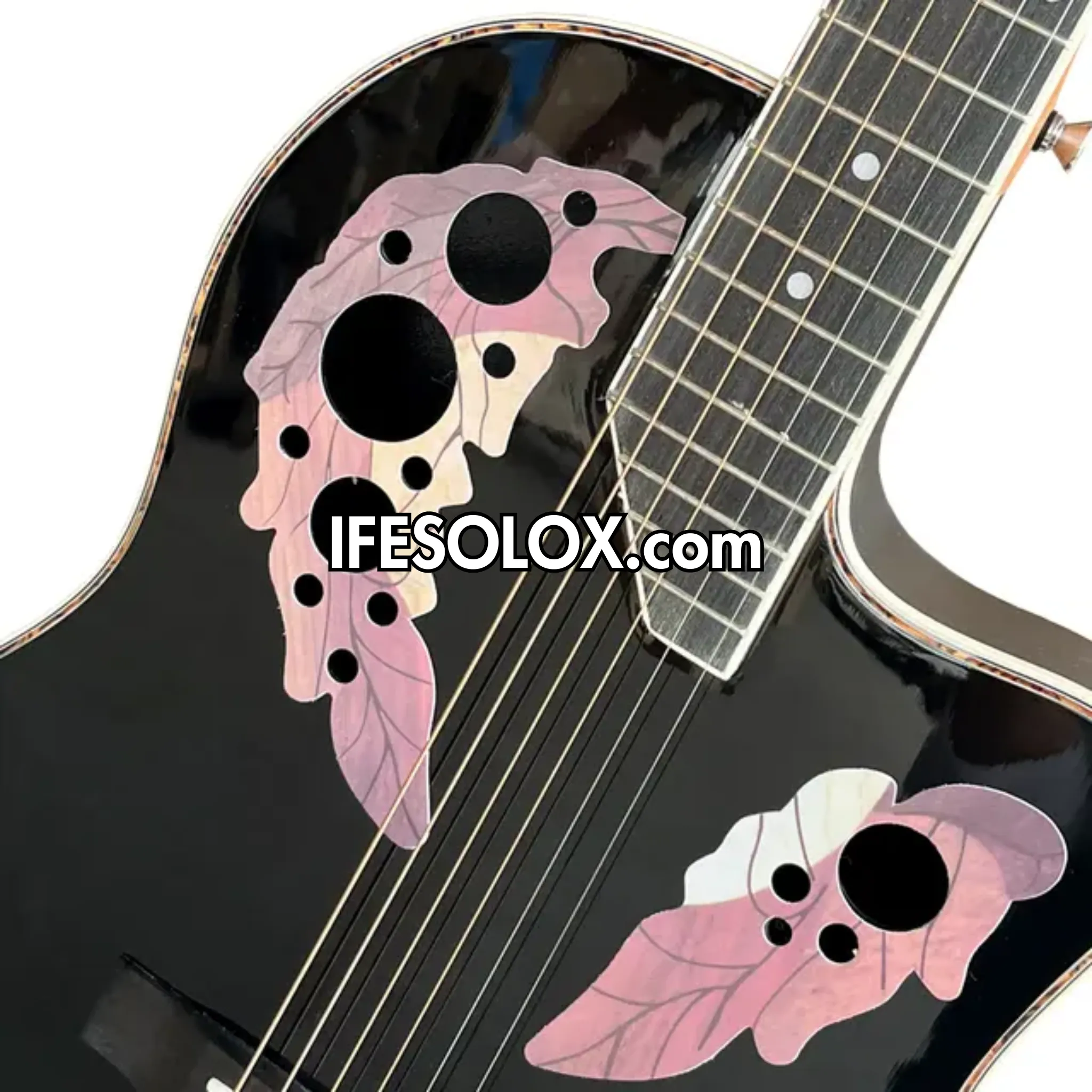 Premium 41" Professional Black Electro-Acoustic Guitar with Bag and Belt - Brand New