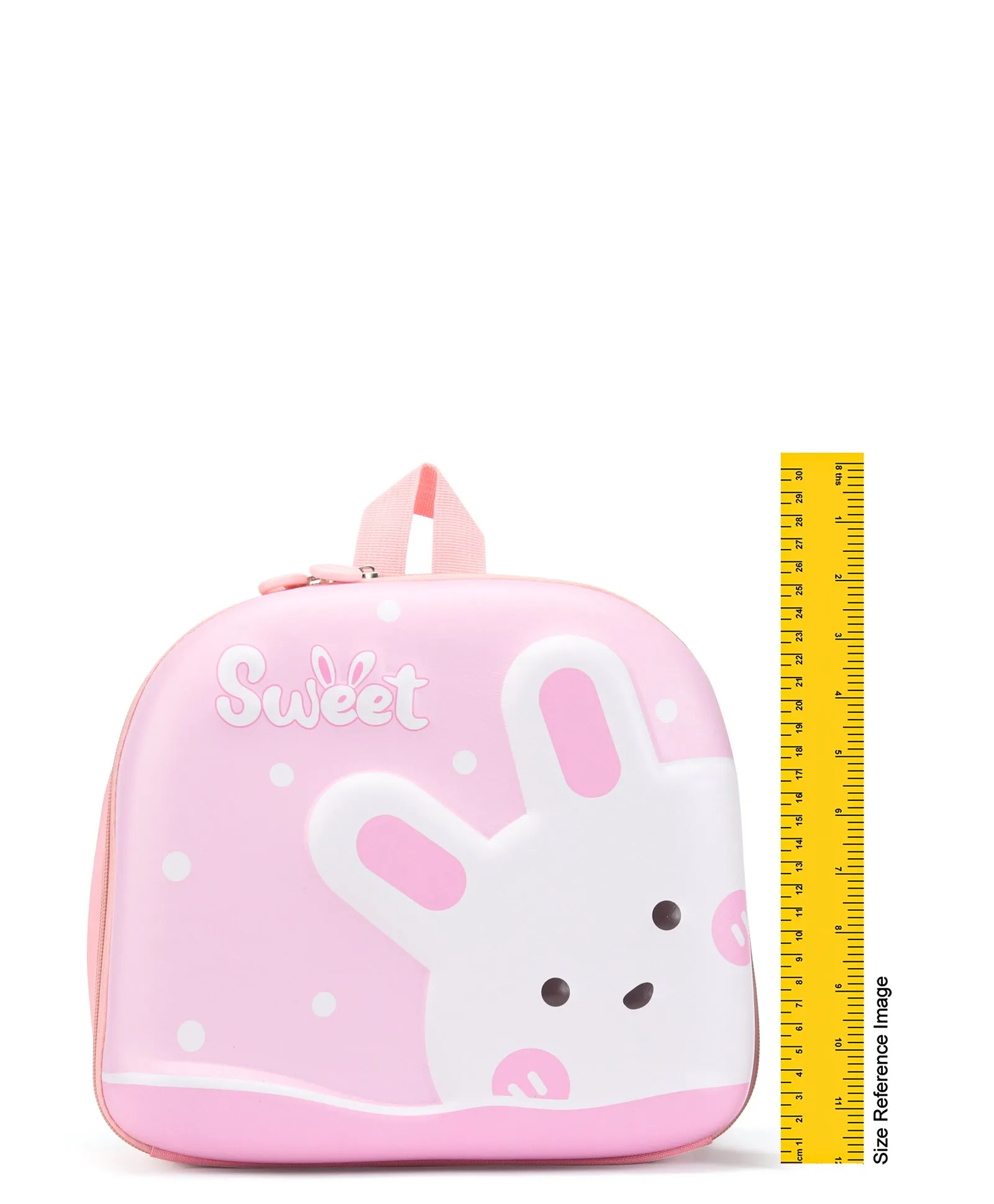 Rabbit Design 3D Hard Case Backpack - Pink