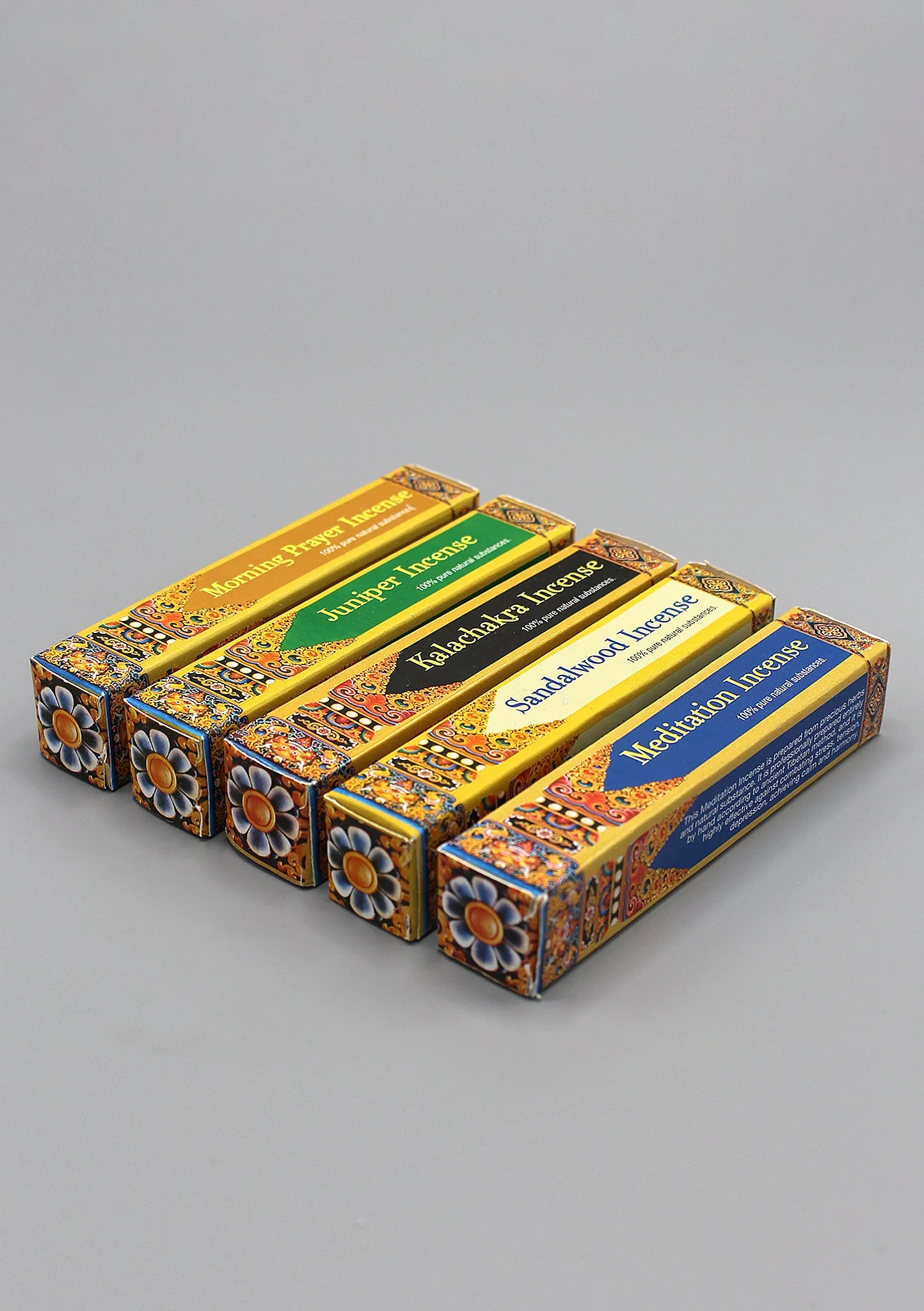 Set of 5 Tibetan Incense Pack