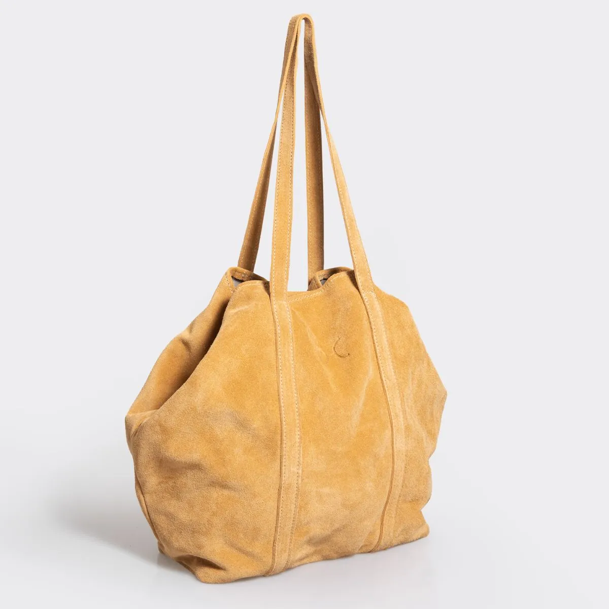 Sienna Suede Leather Handbag