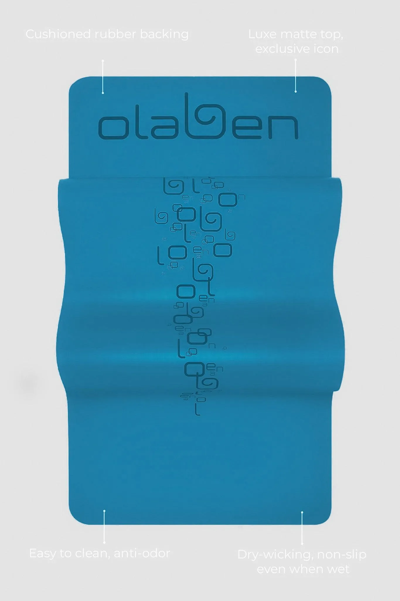 Signature Yoga Mat - Electric Blue Zodiac