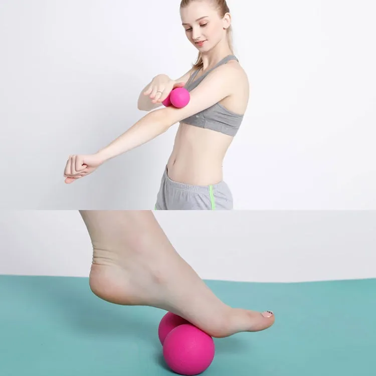 Silicone Elastic Fitness Massage Ball Yaga Ball(Purple)