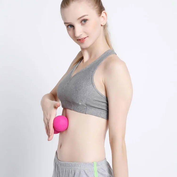 Silicone Elastic Fitness Massage Ball Yaga Ball(Purple)
