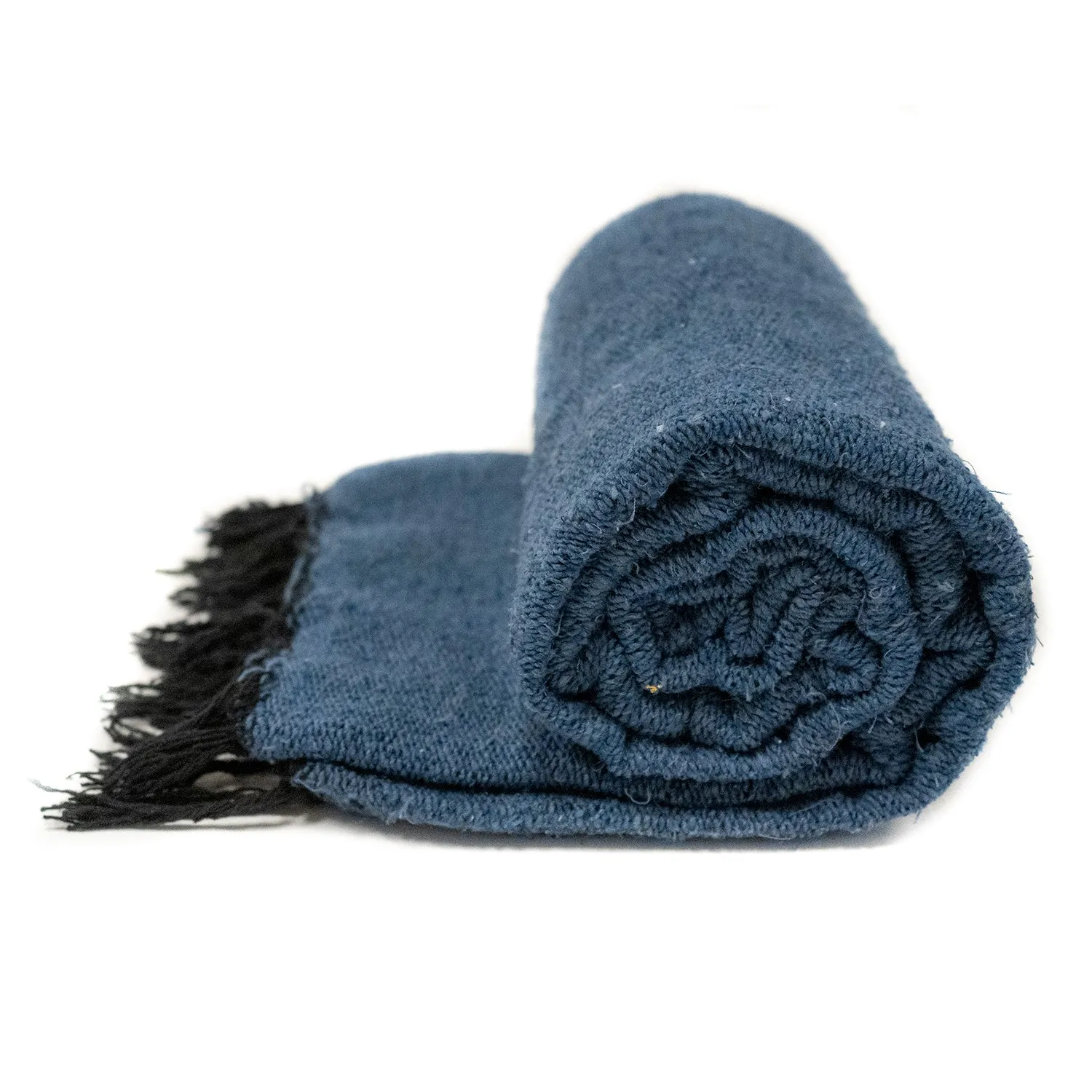 Solid Color Mexican Yoga Blanket