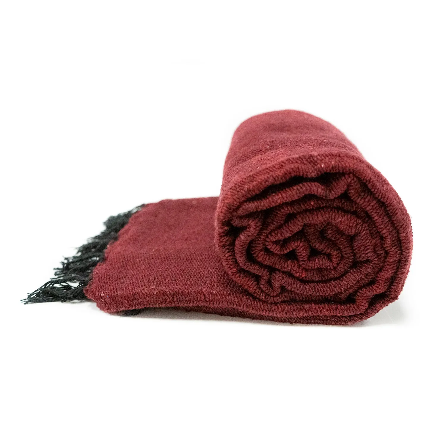 Solid Color Mexican Yoga Blanket