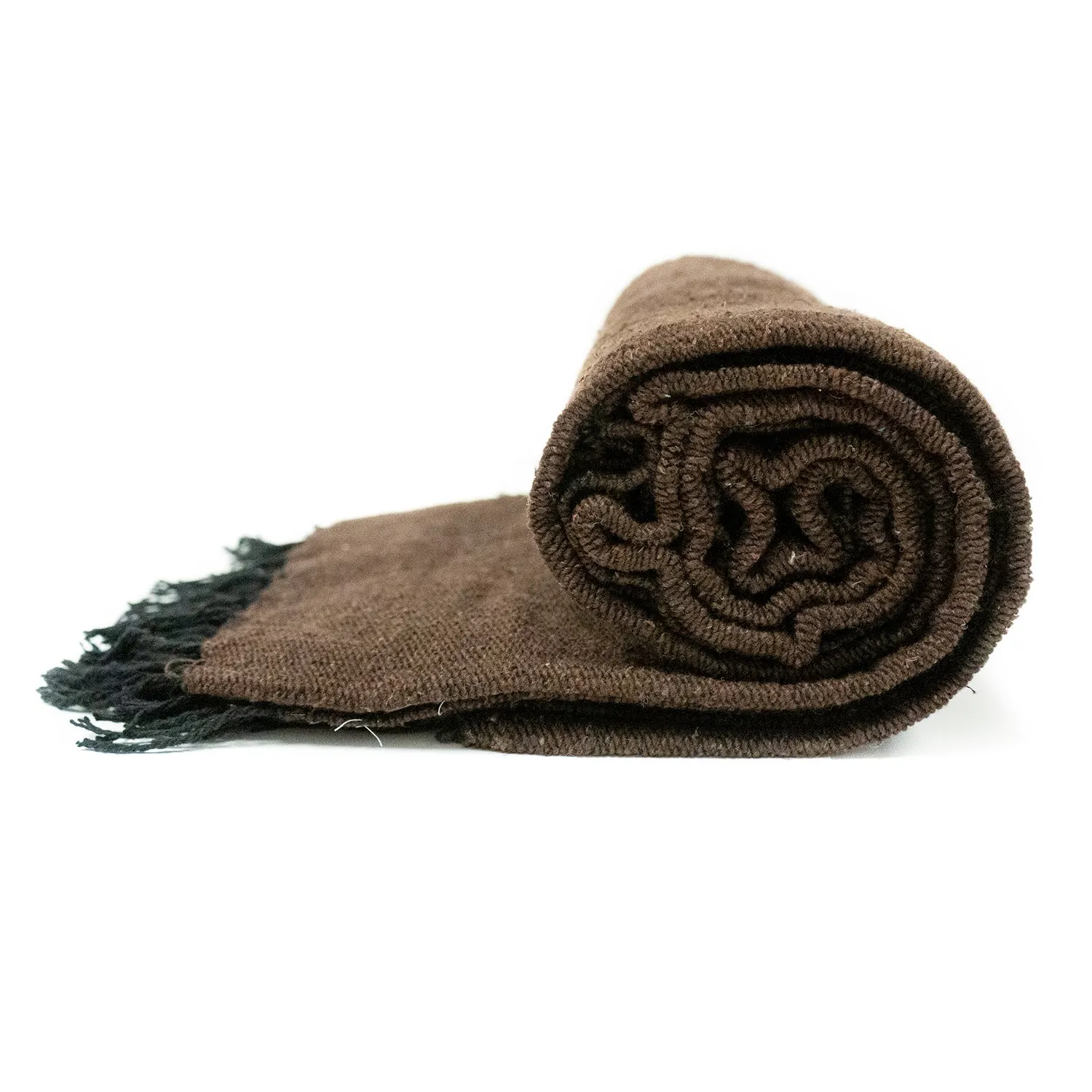 Solid Color Mexican Yoga Blanket
