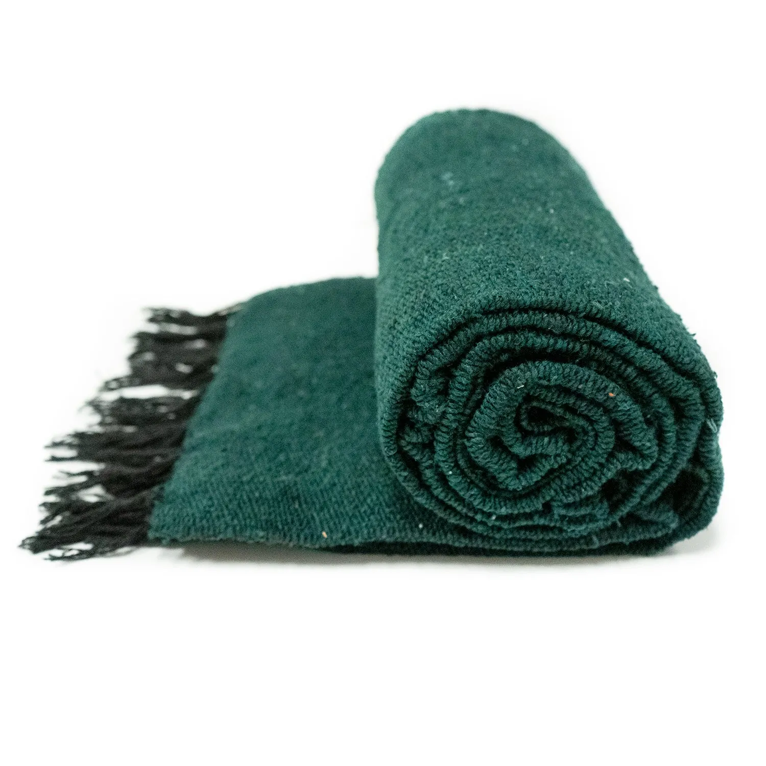 Solid Color Mexican Yoga Blanket