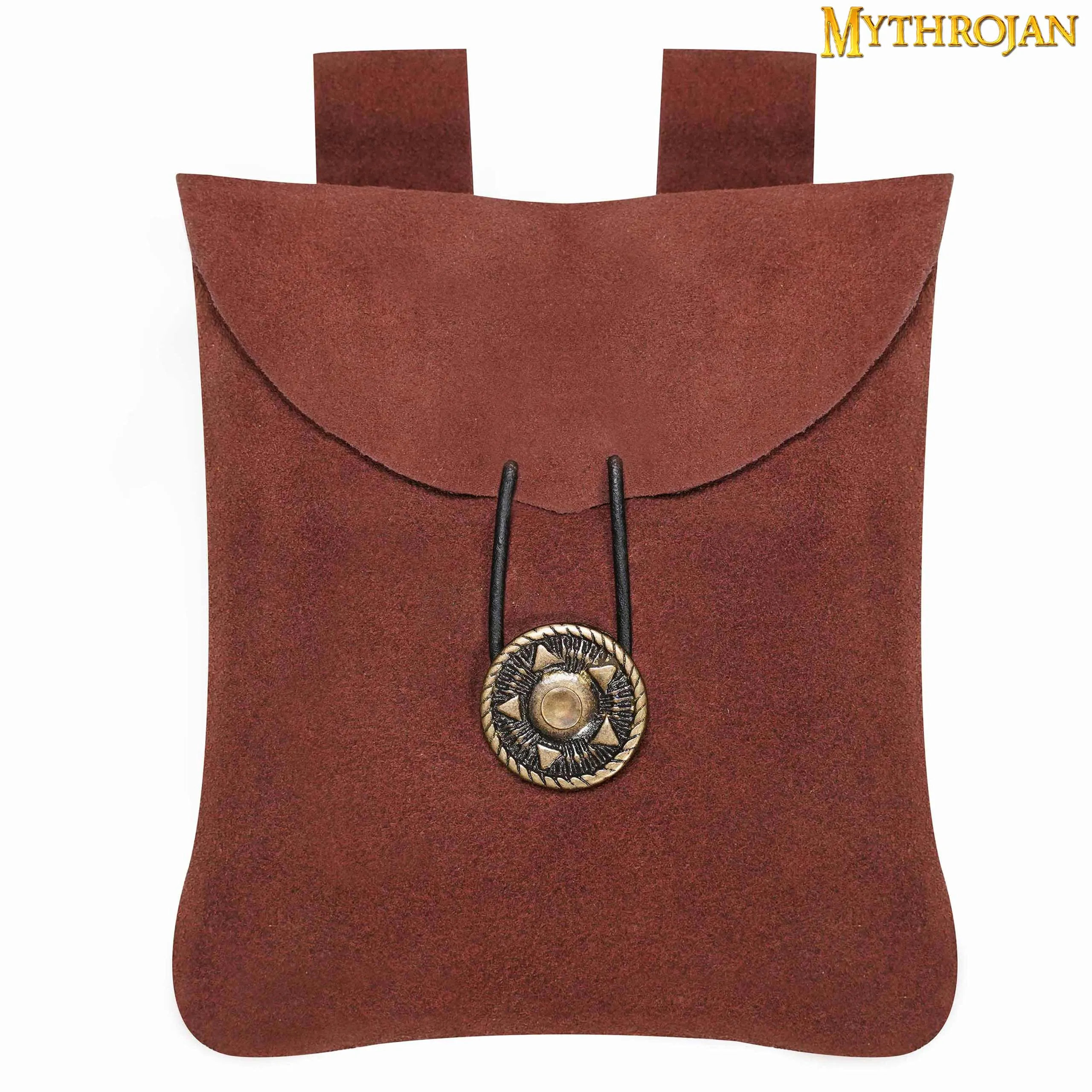 Suede Egyptian Red Leather Bag