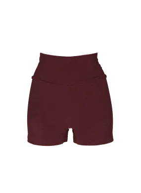 sustainable swimwear shorts wine