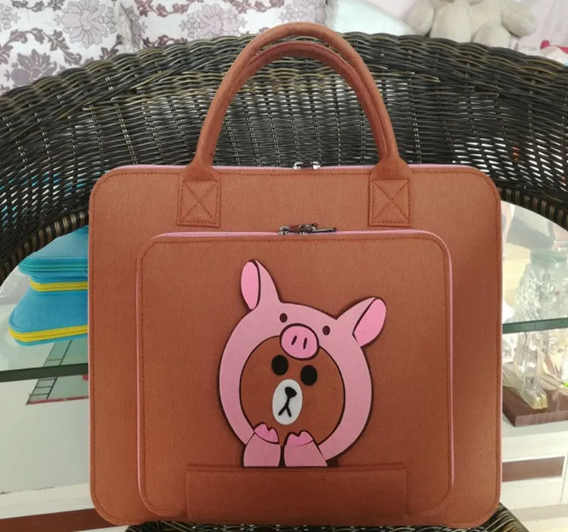 tablet IPAD cover felt bag custom logo