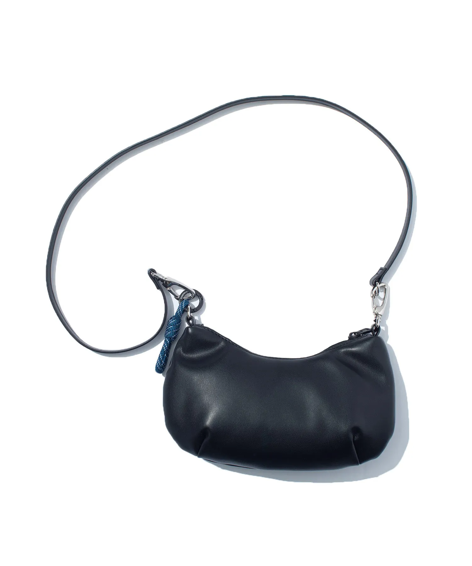 TECH LEATHER CROSS BODY POCHETTE