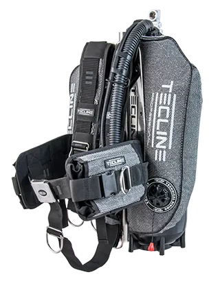 Tecline Peanut 21 Professional BC System (21kg/ 46lbs) - Grey Kevlar Set Comfort, Weight 5.2kg