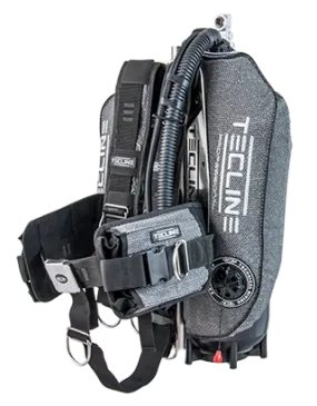 Tecline Peanut 21 Professional BC System (21kg/ 46lbs) - Grey Kevlar Set Comfort, Weight 5.2kg