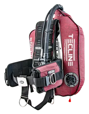 Tecline Peanut 21 Professional BC System (21kg/ 46lbs) - Red Kevlar Set Comfort - Weight 5.2kg