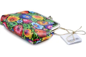 textile 5" Coin Purse Black