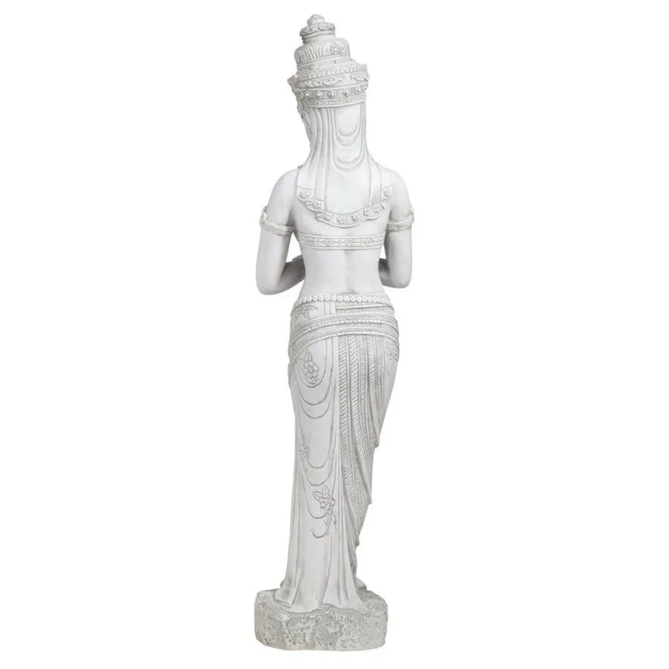 Thai Teppanom Beautiful Being  Medium Asian  Buddhist Zen Garden Statue