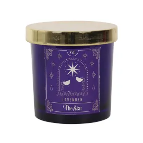 The Star Lavender Tarot Candle - Mystical and Aromatic | 25 Hours Burn Time