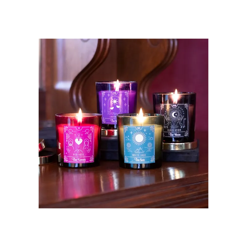 The Star Lavender Tarot Candle - Mystical and Aromatic | 25 Hours Burn Time