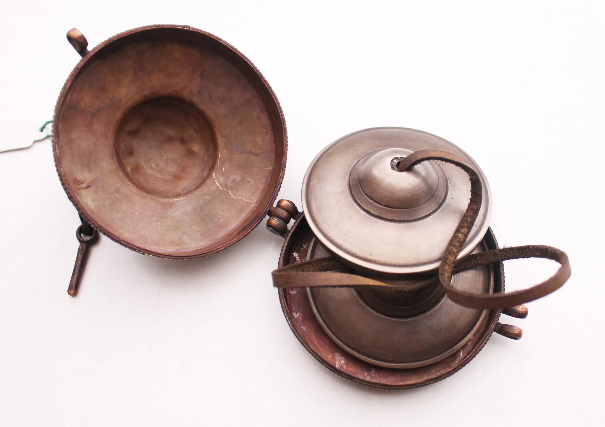 Tibetan Plain Meditation Tingshas  with Cover