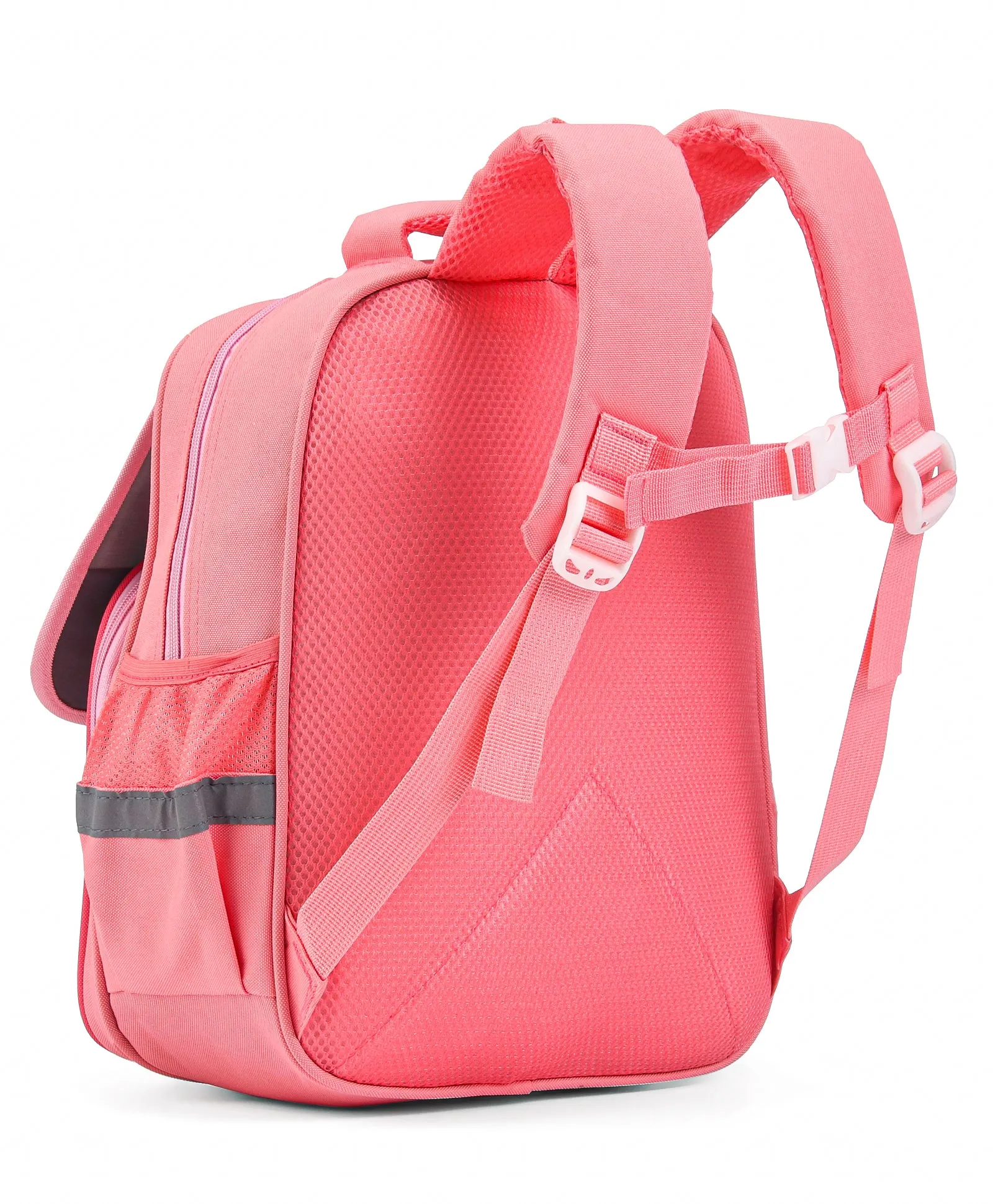 Unicorn & Balloons Print Backpack - Peach