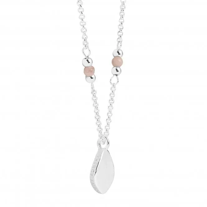 Wellness Gems Silver Sunstone 45cm   5cm Extender Necklace 4226