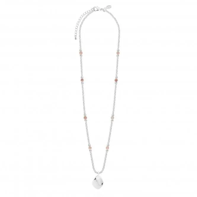 Wellness Gems Silver Sunstone 45cm   5cm Extender Necklace 4226