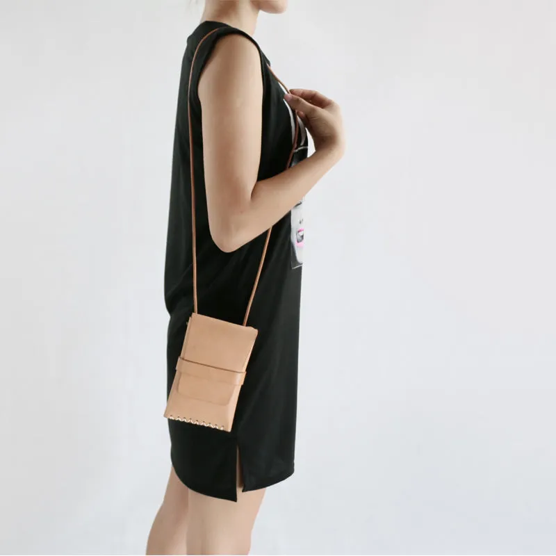 Womens Mini Leather Crossbody Phone Bags Over The Shoulder Purse