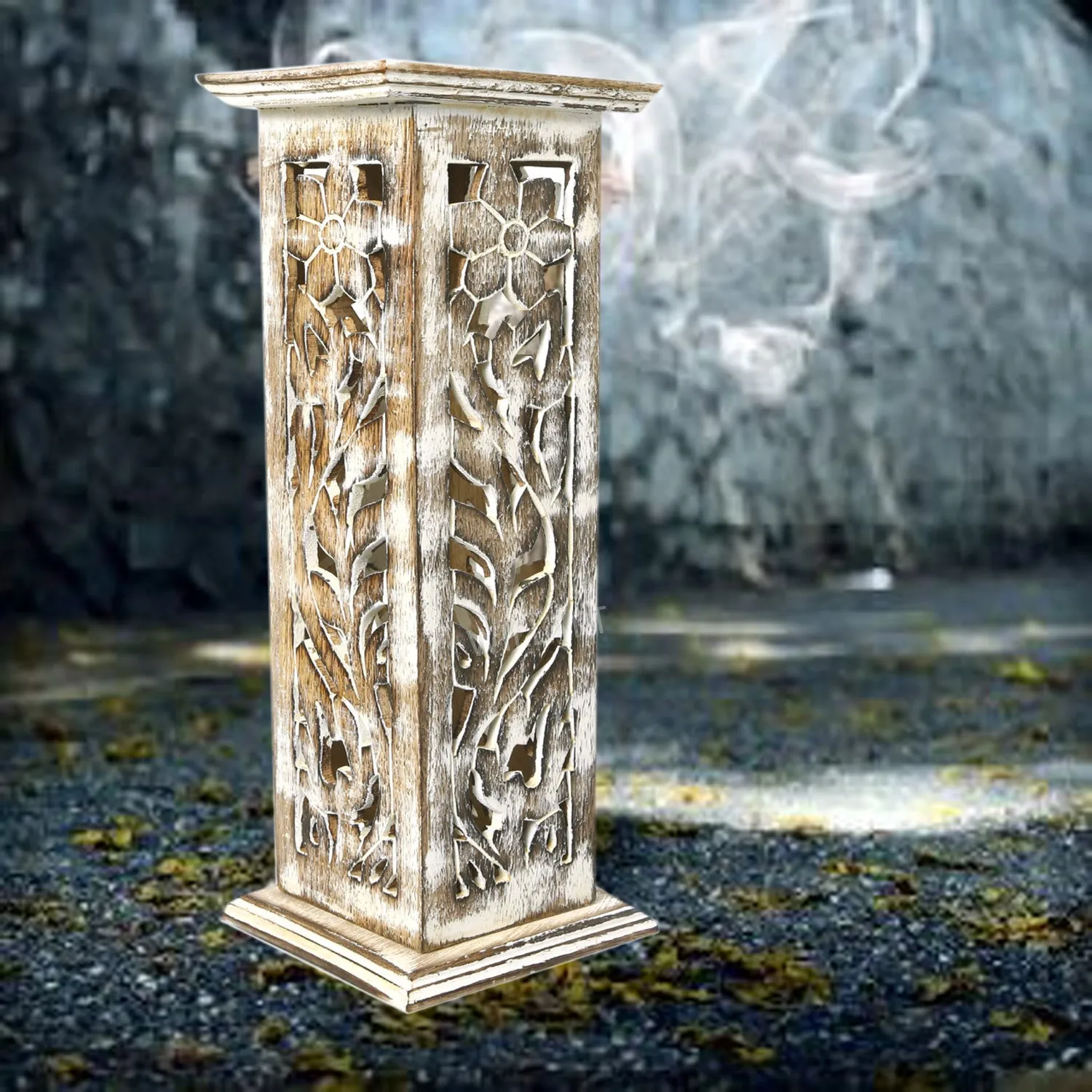 Wooden Incense Burner Stick Stand Holder 12 Inches For Aromatherapy, Meditation, Pooja, Or Yoga