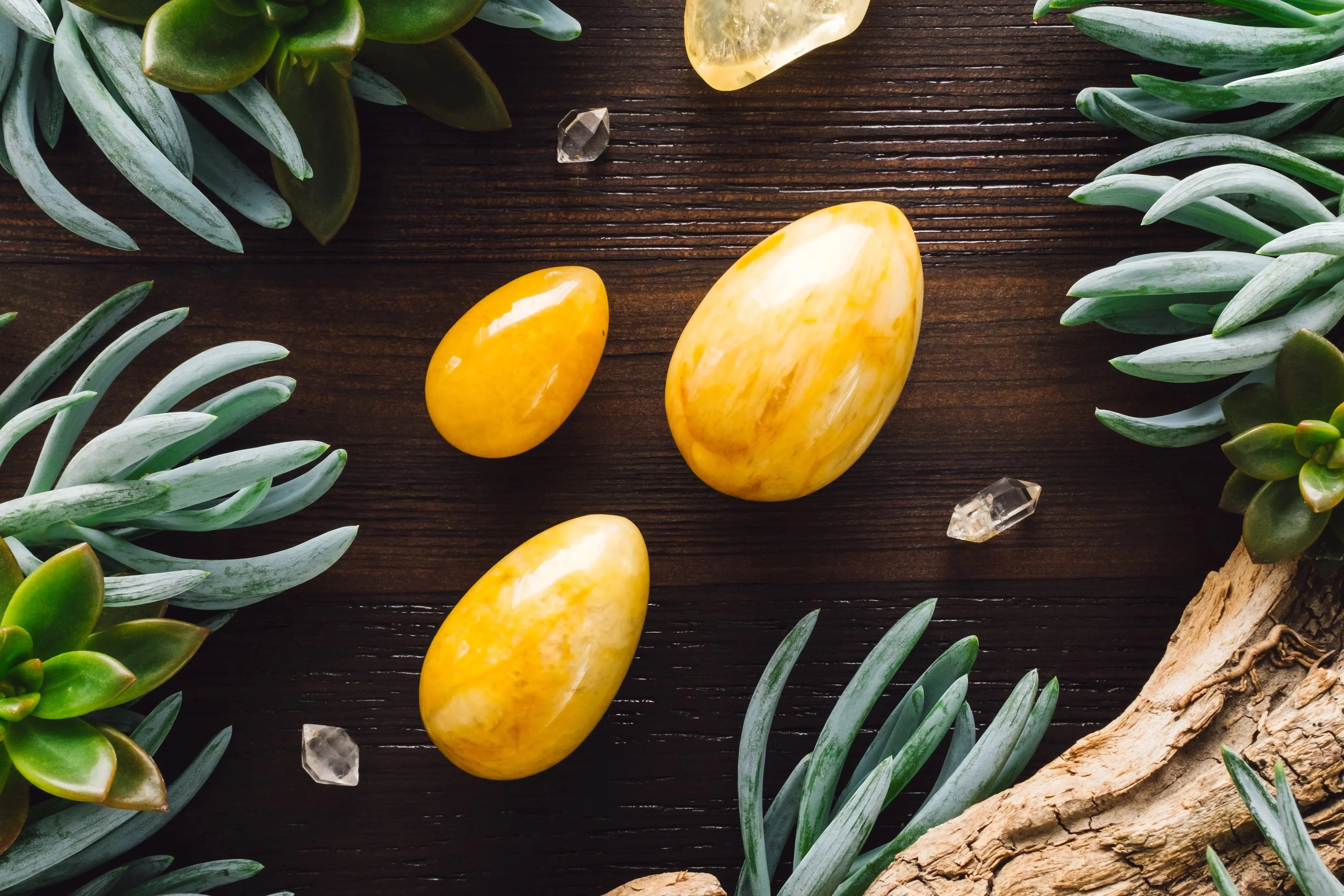Yellow Jade Yoni Eggs